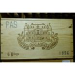 Chateau Palmer 1996, Margaux, CB, stored: Wine Society, 6 bottles, OWC