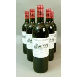 Chateau D'Angludet 1996, Margaux, CB, 6 bottles, labels, capsules and levels good