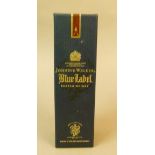 Johnnie Walker Blue Label limited Edition, Bottle No 77980, 20cl, 43%, label good, foil capsule