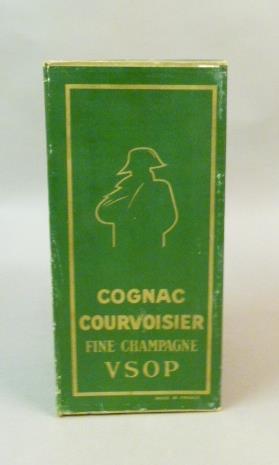 Courvoisier V.S.O.P Fine Champagne Cognac, 70° proof, Appointment label for the Late George VI, 1 - Image 2 of 3