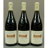 Chateau Neuf Du Pape, Cuvée du Vatican 2003, Reserve Sixtine, 3 bottles, labels good, levels into