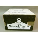 Quinta do Vesuvio 1996 Port, 6 bottles, presentation wooden box and card outer box