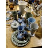 A Collection Of Mixed 20th Century Wedgwood Pottery To Include Jasperware