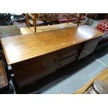 A Mid Century Hand Craft Rosewood Finish Dining Room Sideboard
