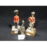 Three Cast Metal Collectors Military Figures
