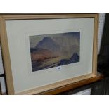 Harry Hughes Williams, Watercolour, Snowdonia View Near Ogwen , Signed, 8 X 14"