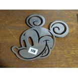 An Aluminium Mickey Mouse Teapot Stand