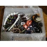 A Tray Of Mixed Costume Jewellery