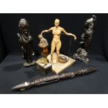 A Group Of Oriental & African Wooden Carvings (7)