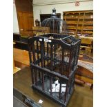 A Reproduction Victorian Style Wirework Bird Cage