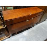 A Mid Century Bow Front Dining Room Sideboard