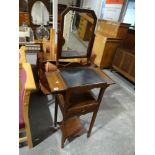 A 19th Century Mahogany Gentleman`s Shaving Stand