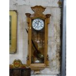 A Victorian Pendulum Wall Clock