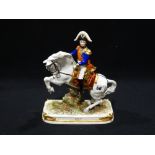 A 20th Century Continental China Military Equestrian Figure Of Ney