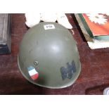 A 2nd World War Style Italian Military Helmet