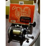 A Boxed Intrepid Pirate Multiplier Fishing Reel In "As New" Condition