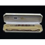 A Boxed Lotus Pearl Necklace Etc