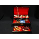 A Box Of Costume Jewellery