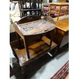 A Carved Butlers Tray Table, Together With A Coffee Table