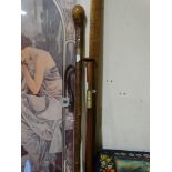 Two Vintage Walking Sticks