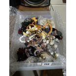 A Tray Of Mixed Costume Jewellery