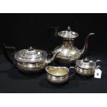 A Four Piece Plated Tea Service By Viners Of Sheffield