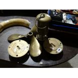 A Vintage Brass Propeller Etc (4)