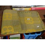 A Yellow Ground Welsh Woolen Blanket