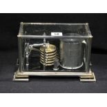 An Art Deco Period Chrome Framed Barograph