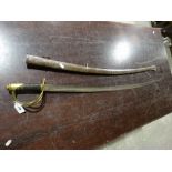 An American Civil War Cavalry Sword & Scabbard