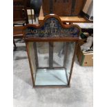 An Early 20th Century Mahogany Framed Table Top Confectionery Display Cabinet For Macfarlane Lang &
