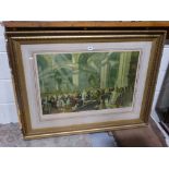 A Framed Coloured Print Titled "The Heart Of The Empire 1935" Signed & No 115