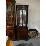 A Reproduction Standing Corner Cabinet