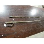 An 1845 Pattern Rifleman`s Sword & Scabbard