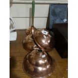 Two Circular Copper Foot Warmers Etc (4)