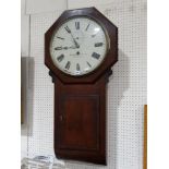 A Victorian Pendulum Wall Clock, The Dial Signed Humphrey Williams, Caernarfon