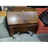 A 20th Century Walnut Ladies Bureau