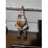 A Cast Iron Garden Gnome Figure