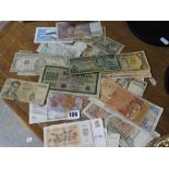 A Bundle Of Mixed World Bank Notes