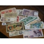 A Quantity Of Vintage World Bank Notes