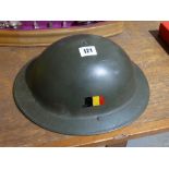 A 2nd World War Period Tin Helmet