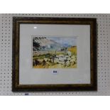 David Grosvenor Watercolour, Titled "Llyn Gwynant" No3, Signed, 7 X 10"