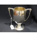 A Large Silver Two Handled Trophy For The 1932 Anglesey Semi National Sheepdog Trials, Presented By