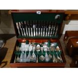 A Mid Century Canteen Of Plated Cutlery By Butler