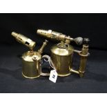 Two Vintage Sievert Brass Blow Torches