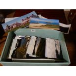 A Box Containing A Quantity Of Anglesey Related Postcards & Photographs
