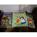 A Parcel Of Vintage Rupert The Bear Annuals