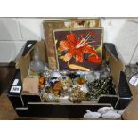 A Box Of Costume Jewellery