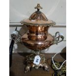 A London Made Copper Tea Samovar