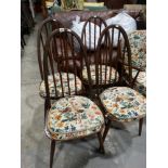 Five Matching Ercol Spindle Backed Dining Chairs
